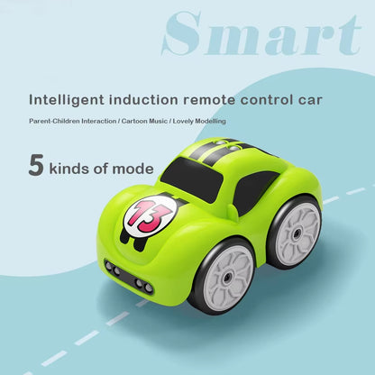 Interactive RC Car Toy Magic remote-controlled car that follows the line with 5 play modes