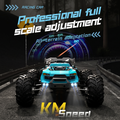 ZLL SG116 MAX RC Car — 1:16 Scale 4WD Brushless Monster Truck, 80 KM/H, LED Lights, 2.4G RTR